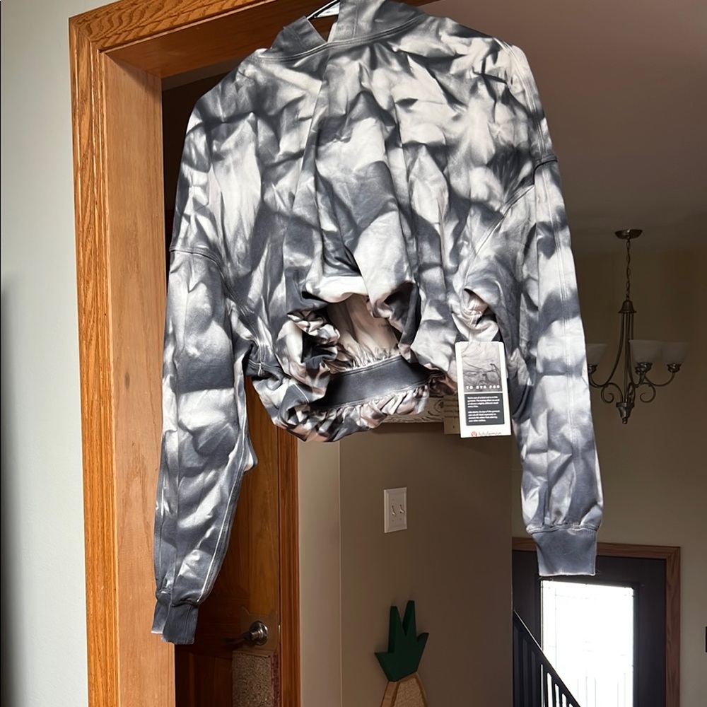 Rare Lululemon Gray Tie-Dye Hoodie